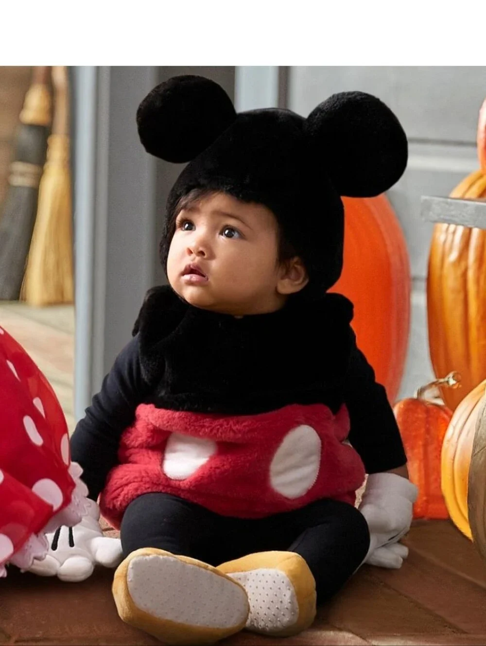 Pottwey Barn Baby Disney Mickey Mouse Halloween Costume 5 Pcs Nwt Sz 0- 6 Months